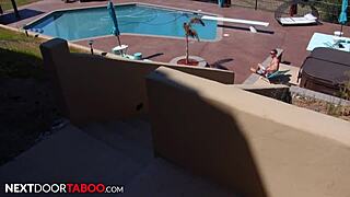 Oh no, the creepy stepbrother got caught spying in this taboo roleplay!