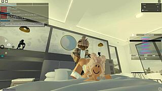 Blonde bitch rides big black cock in doggystyle blowjob and riding