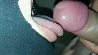 wife begs for vitamin, gets massive cum in mouth facial