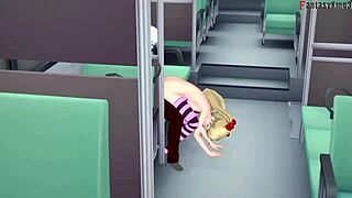 airi akizuki banging naked on public bus fantasy
