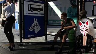 Huge Boobs Spotted on the Office Bus Ride