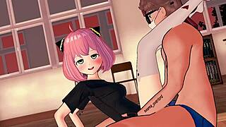 anya forger adult version horny and surprised having sex