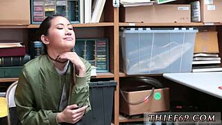 Blowjob While Talking About Habitual Theft In Asian Uniform 😏