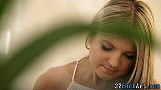 petite babe's feet get drenched in cum after hardcore session