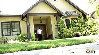 bald guy takes on a tattooed slut, banging her hard on the couch in wild cowgirl action