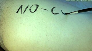 Hottie Big Boobed Pregnant Teen Girl Gets Covered in Dirty Body Writings - Milky Mari 😍