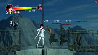 airi hentai girl joins soldiers in guilty hell gameplay.