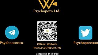 Fucking a horny Asian model hard in hotel bathroom.