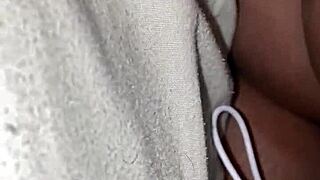 She explores her pussy in an intimate solo moment.