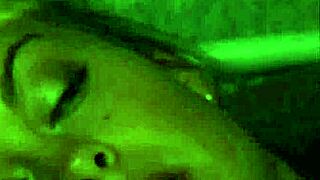 curvy lesbian mistress oiled up for strapon sex and orgasm