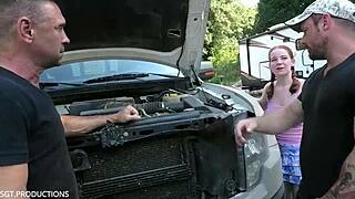 curious cute amy quinn gets bound and dominated in hardcore session, squirting from face fucking and ass play