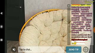 Blonde Bigtits Blueyes Girl STRIPS NAKED On Webcam With Dildo Play In Wild Show