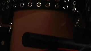 Two lesbian slaves secretly in love, kissing and licking each other's big asses