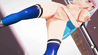 Nijisanji Lize Helesta In Sexy 3D Cartoon Hentai MMD Scene. Anime Porn With Erotic Details.