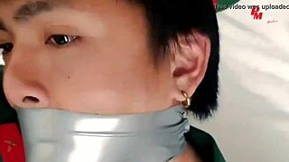 Police And Soldier Experience Intense Emotions During Tricked Gay Bondage Sex With Vietnamese Asian.