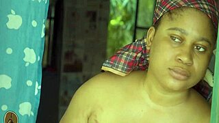 horny naija woman fucks her gateman in cowgirl and doggystyle!