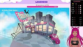 so, vtuber lewdneko got wild playing futa fix dick dine and dash