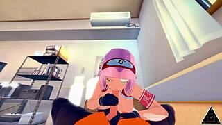 Koikatsu Sakura Naruto in Uncensored Anime Hardcore Sex
