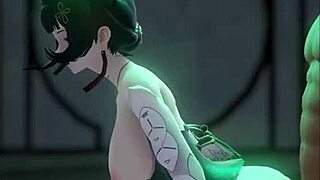 Wow, check out Raiden Mei in Honkai Impact hentai getting doggy style action!