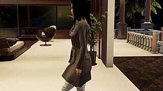 the whore game episode 1 with japanese lesbian femdom