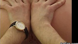 Lesbian sexual icons enjoy themselves by inserting big objects into their anus as well as by fisting