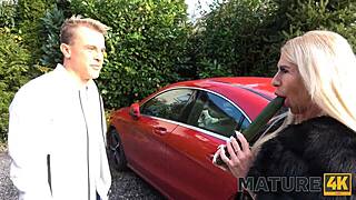 i wanna lettuce fuck this mature blonde with shaved pussy and big tits quick, she's so hot