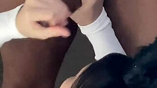 Snowbunny gets clothes ripped by BBC and gets fucked then filled with cum