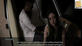 in wvm 14, damien drives everyone to the virtual world meeting.