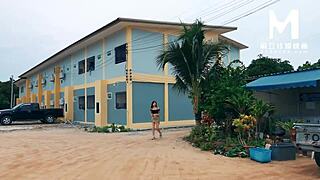 Strange Kinky Hostel Seduces with Wetlook After Abstinence