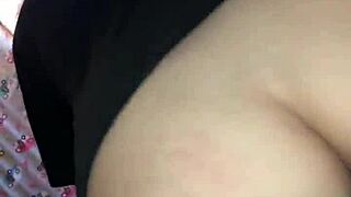 Latina Rides Boyfriend's Big Black Cock Hard.