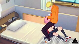 Koikatsu Sakura Naruto in Uncensored Anime Hardcore Sex