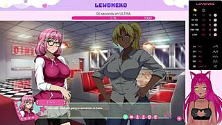 so, vtuber lewdneko got wild playing futa fix dick dine and dash