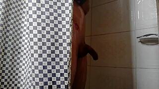 bathroom masturbation with bisexual vibes