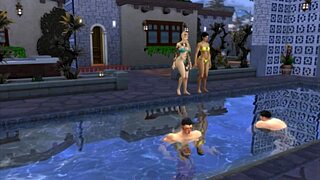 Lazos Peligrosos Ep 11 Spanish-Español - Sims 4 Xxx Serie 18 With European Hentai Cartoon.