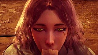 Melina From Elden Ring Takes Intense Deepthroat In Uncensored 3D Hentai