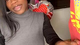 A pornstar's birthday gift: a massive 11-inch BBC