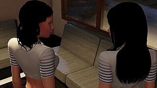 the whore game episode 1 with japanese lesbian femdom