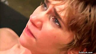 Basketball team dominates journalist with intense double penetration in a wild session. Bound and hairy, she takes every inch of monster cock in a bizarre fetish scene.