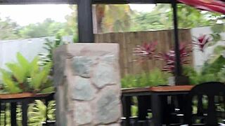 young girl gets pussy licked and footjob in messy homemade video