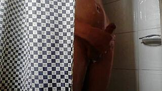 bathroom masturbation with bisexual vibes