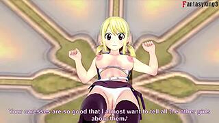 Lucy Heartfilia Sucking Dick In Fairy Tail Hentai.