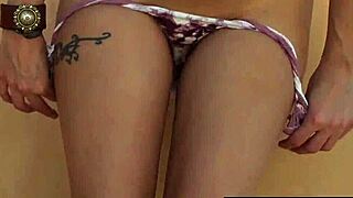 Busty inked beauty, rip off that bikini and strip on the beach for me