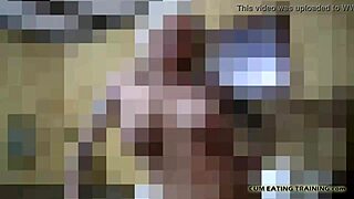 do you want to eat your own cum in this femdom scene?