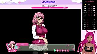 so, vtuber lewdneko got wild playing futa fix dick dine and dash