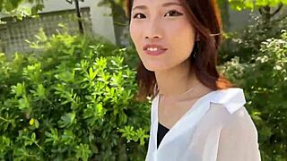 Chiyu, 23-Year-Old OL, Contrasts Small Natural Tits with Hardcore Throat Fucking