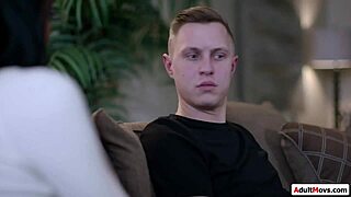 yo, stepmom, why you staring while i jerk off in front of you?