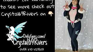 Hey, wanna see two hot lesbians in wild costumes banging with a monster cock in POV?