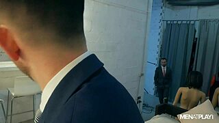 franky fox and vadim romanov fuck hard in changing room 😈