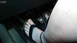 I Love Driving Barefoot In Flip Flops, So Sexy!