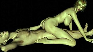 watch this sexy girl ride the guy in 3d, isn't it hot?